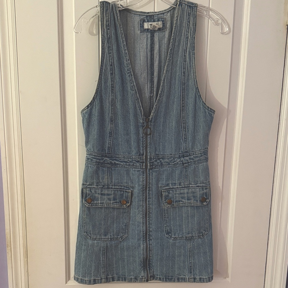 Forever 21 Light Blue Denim Dress
